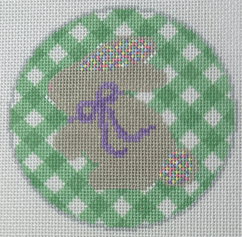 Bunny with Sprinkle Ears - Green Gingham
