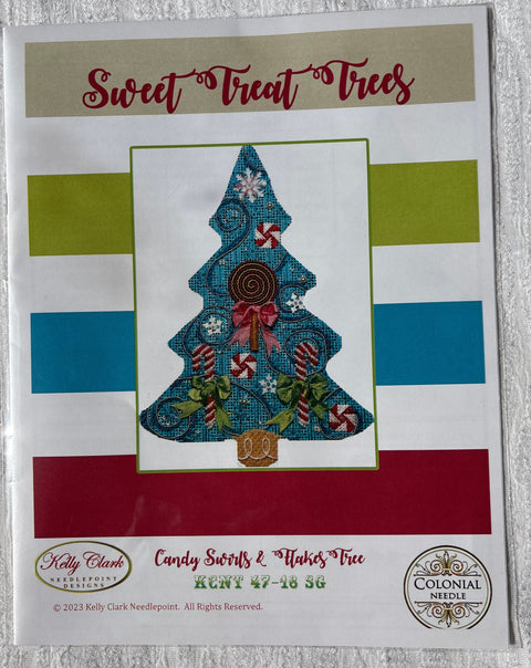 Candy Swirls & Flakes Tree w/Stitch Guide