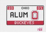 Ohio State Alum License Plate