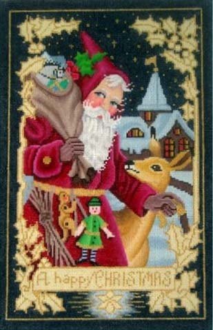 Postcard Santa