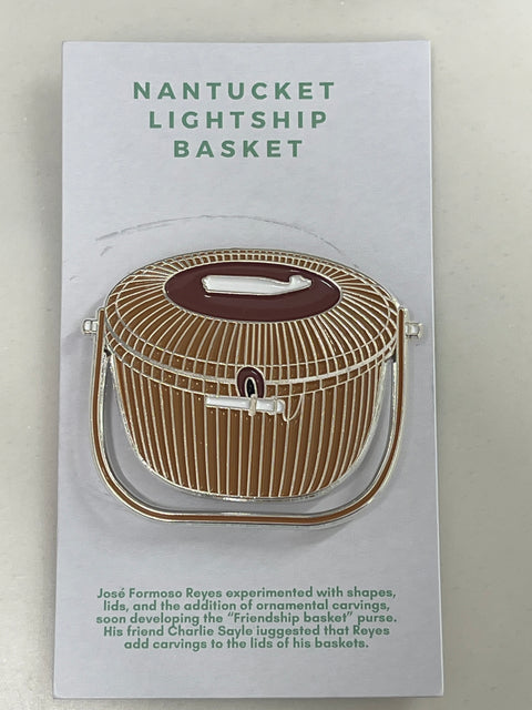 Nantucket Lightship Basket Magnet