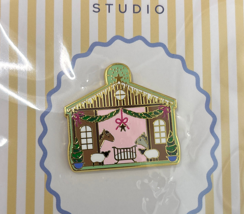 Needle Minder-Christmas Village  Stable