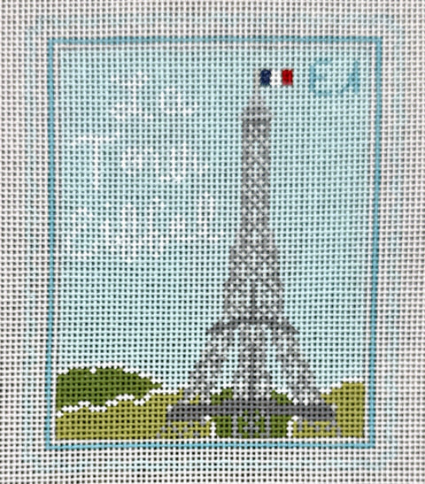 Paris Eiffel Tower Stamp