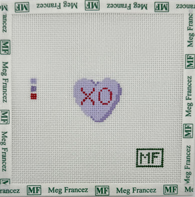 XO Heart Mini Canvas