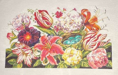 Floral and Bird's Nest