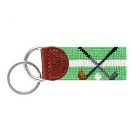 Crossed Clubs Key Fob