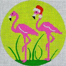 Flamingos with Stitch Guide