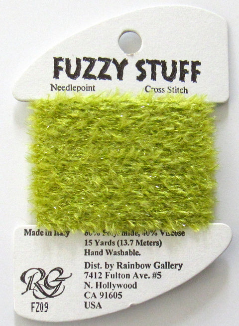 Fuzzy Stuff Lime Green