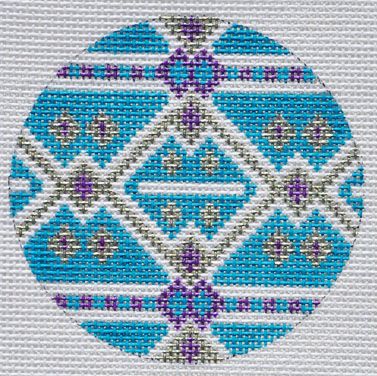 Geometric Round 4 ornament