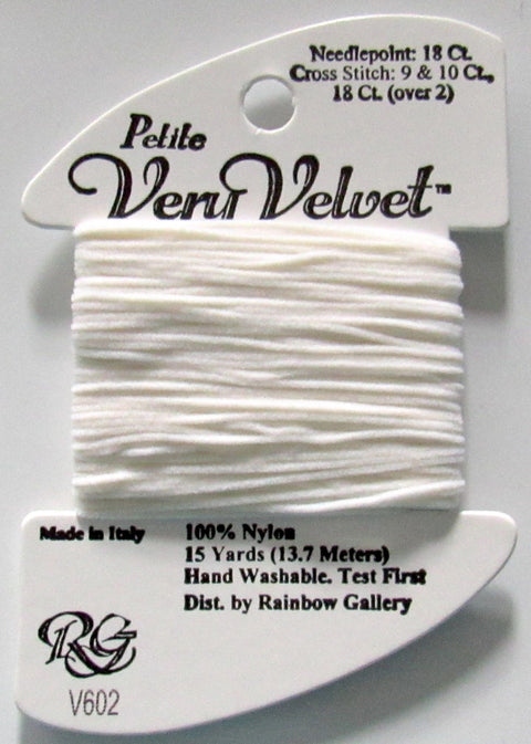 Pet Vy Velvet White