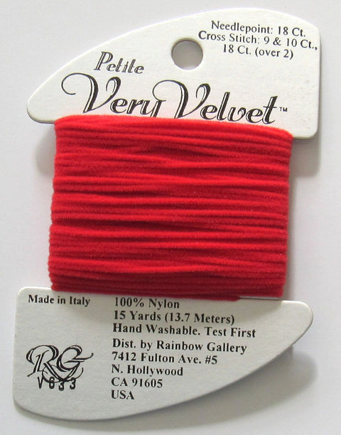 Pet Very Velvet Brite Red