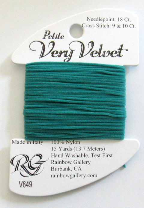 Petite Very Velvet V649 Teal