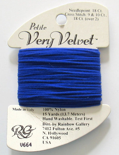 Pet Vry Velvet V664 Indigo Blue