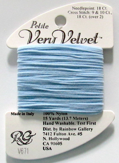 Petite Very Velvet V671 Powder Blue