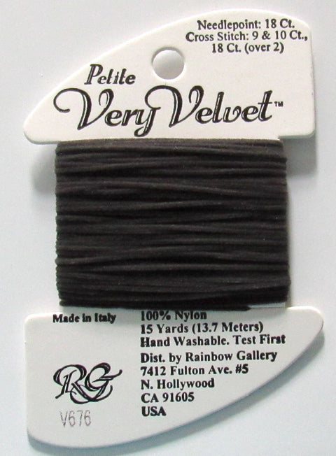 Petite Very Velvet V676 Charcoal