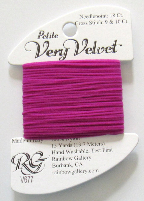 Petite Very Velvet V677 Dark Fuchsia