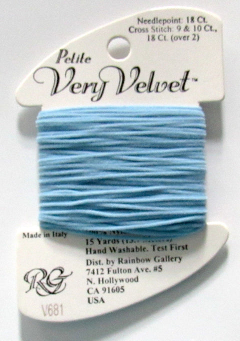 Petite Very Velvet V681 Sky Blue