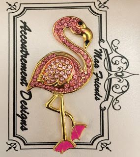 Pink Flamingo Magnet