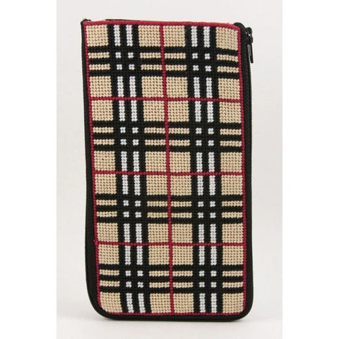 Plaid Eyeglass/Cell Phone Case