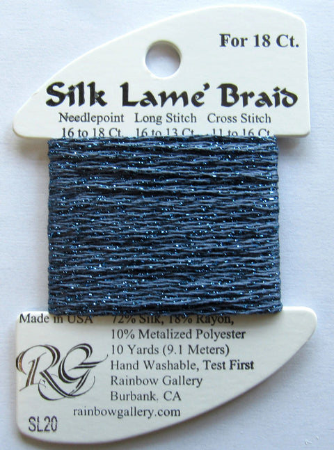 Silk Lame SL20 Dk Antique Blue