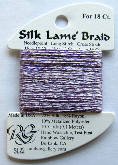 Silk Lame Lavender