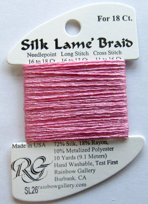 Silk Lame SL26 Raspberry