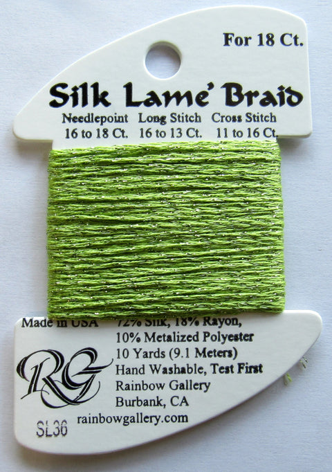 Silk Lame SL36 Chartreuse