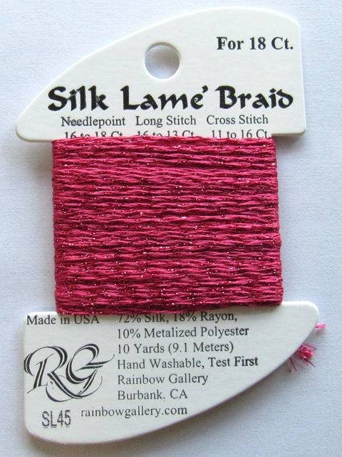 Silk Lame SL45 Deep Rose