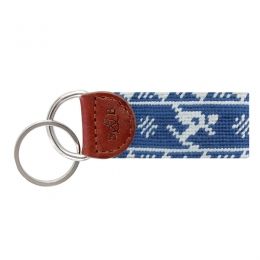 Skier Fairisle Key Fob