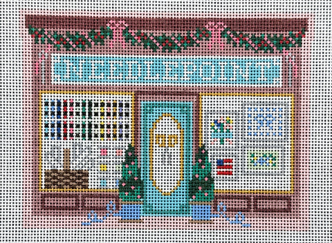 Christmas Village Needlepoint Shop