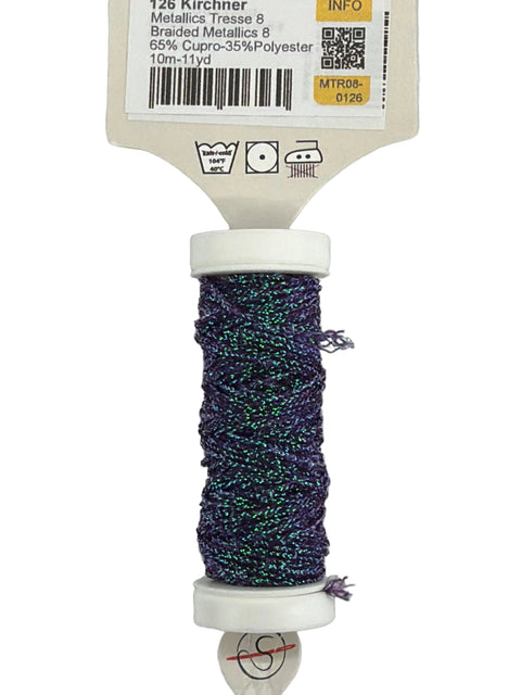 Painters Threads 126 Kirchner #8 Metallic Braid
