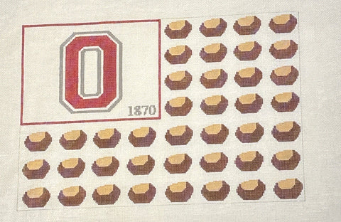 Ohio State Buckeyes Flag