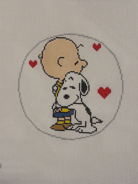 PEANUTS Valentine - Snoopy Hugging Charlie Brown