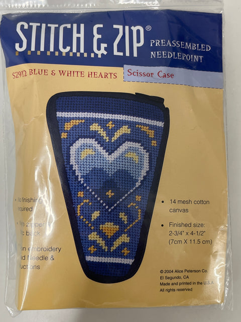 Kit: Stitch & Zip Scissor Case Hearts