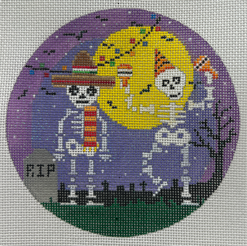 Two Dancing Skeletons