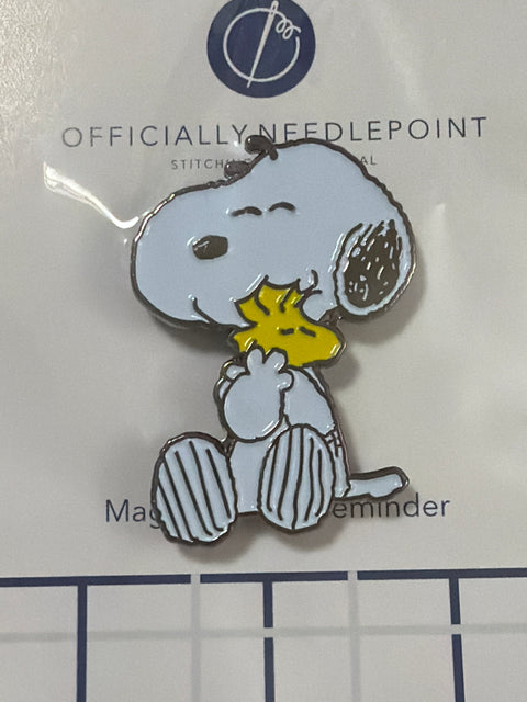 PEANUTS Snoopy Hugging Woodstock Needle Minder
