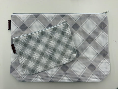 Mad for Plaid! Large Mesh Project Bag