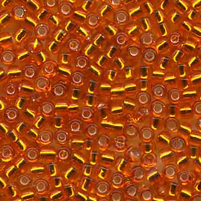 Sundance Beads 8 Bright Orange