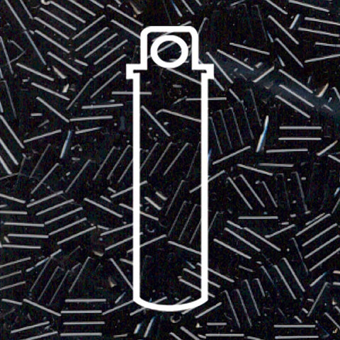 Bugle Bead #2 (6MM) Japanese Jet