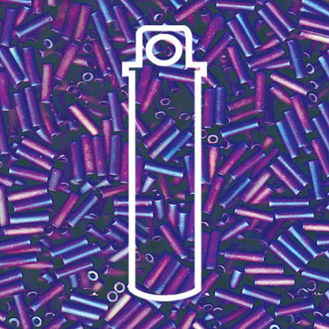 Bugle Bead #2 (6MM) Matte Cobalt