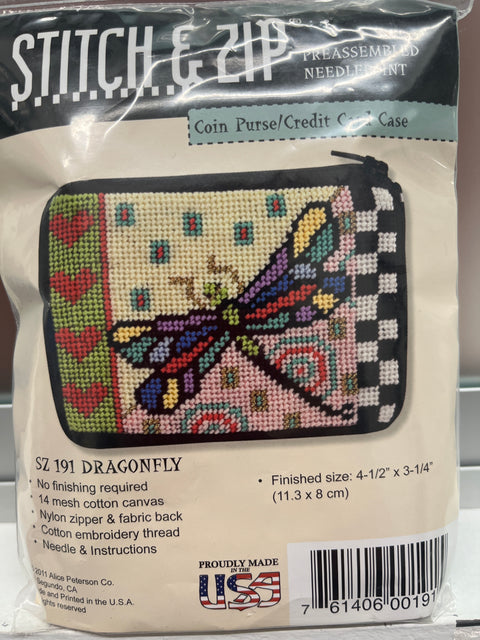 Dragonfly Coin/Credit Card Case