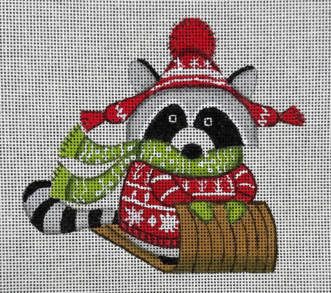 Winter Raccoon