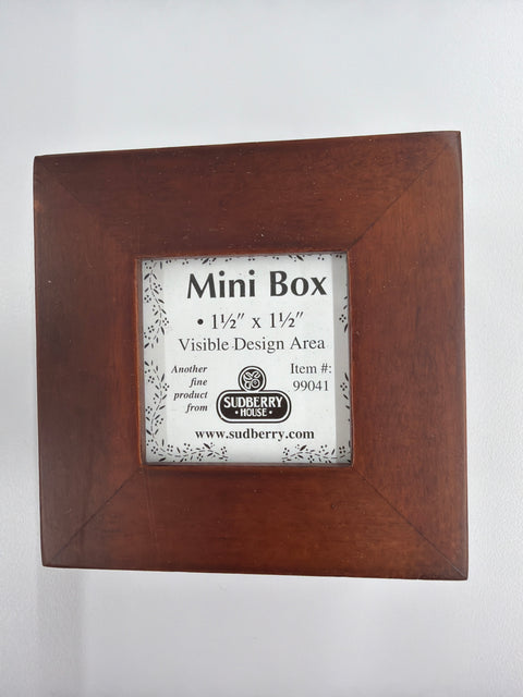 Mini Presentation Box Mahogany