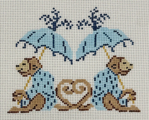 Monkey's with Parasols
