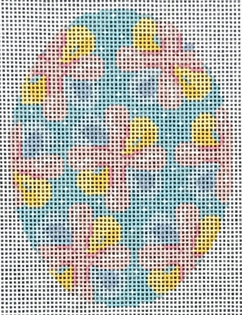 Ribbons Easter Egg Printed Canvas