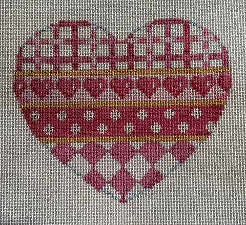 Horizontal Patterns Heart