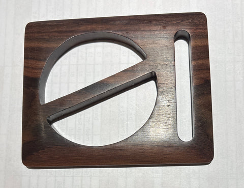 Rosewood Hip Belt Buckle