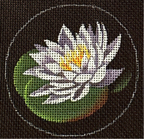 White Waterlily Round