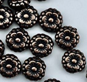 Metallic Copper Daisy