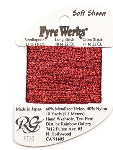 Fyre Werks Soft Sheen FT6 Brite Christmas Red